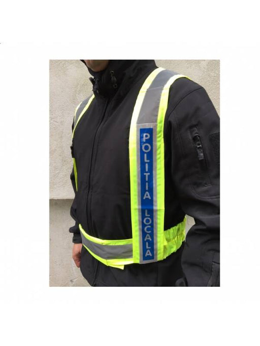 Reflective Harness Vest with Politia Locala Inscription