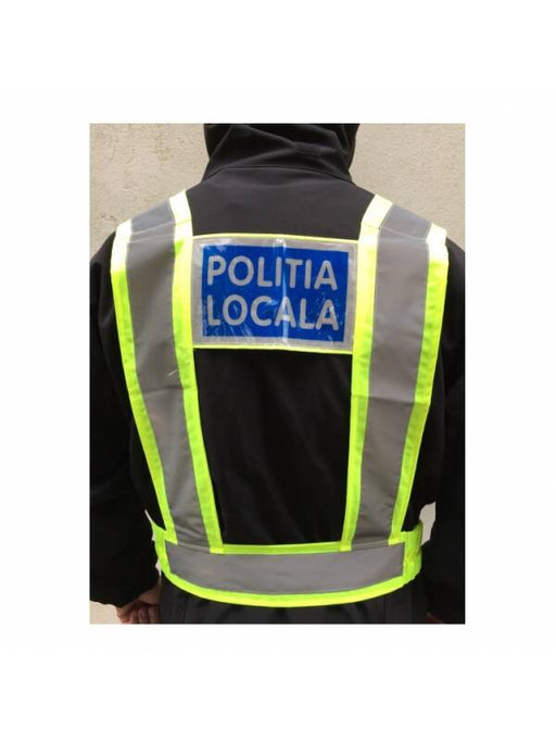 Reflective Harness Vest with Politia Locala Inscription