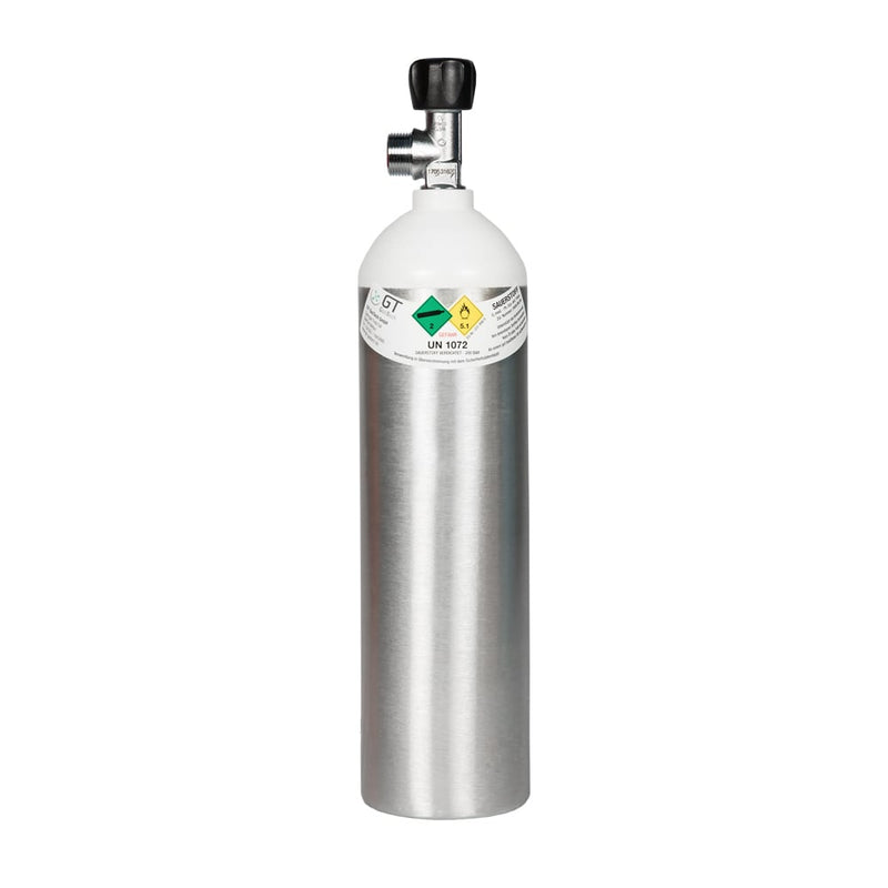 GTI 1.8 L Aluminium Oxygen Tank Filled