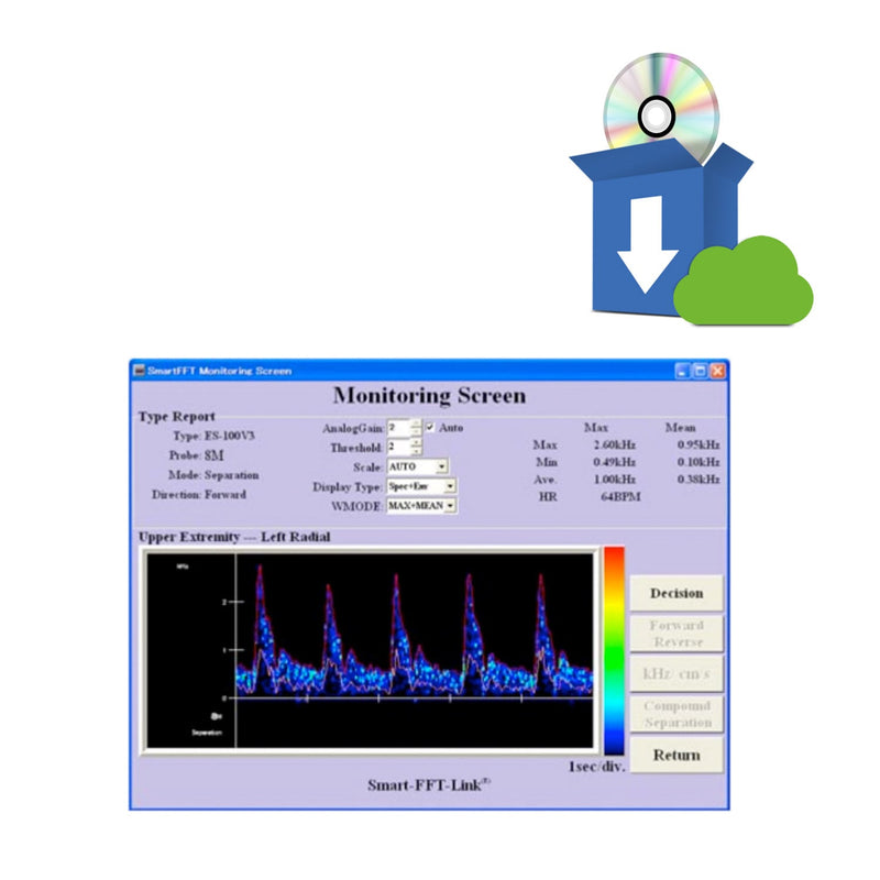 Smart-V-Link Software for Doppler Data Analysis