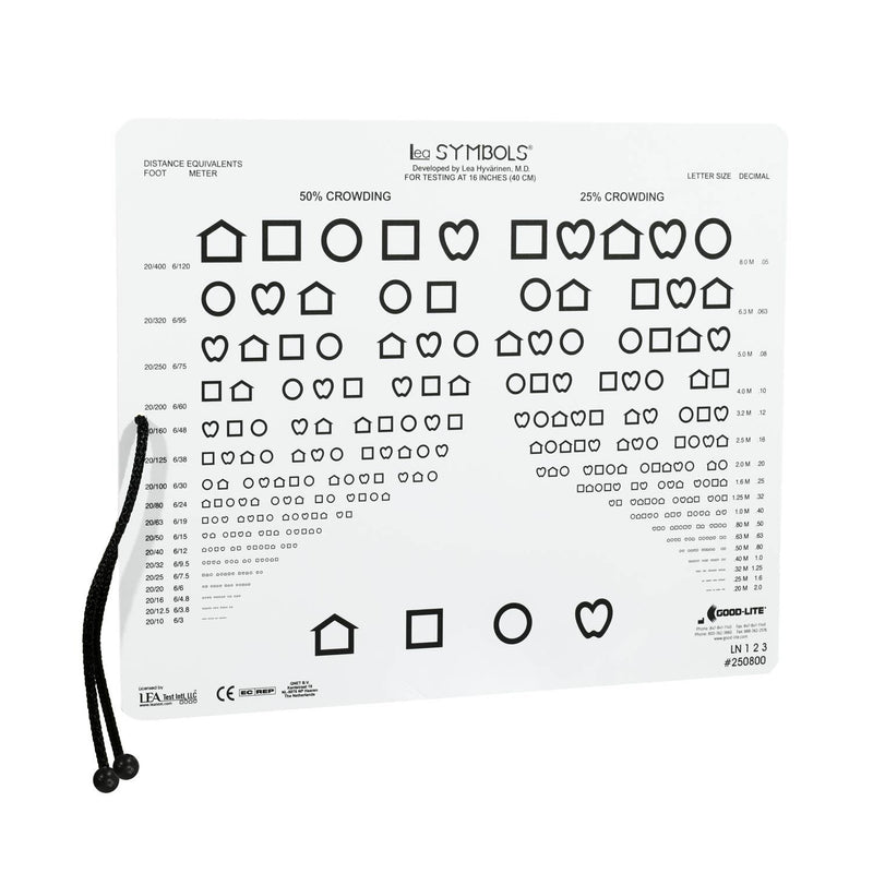 Trusetal LEA SYMBOLS® Near Vision Card for Children