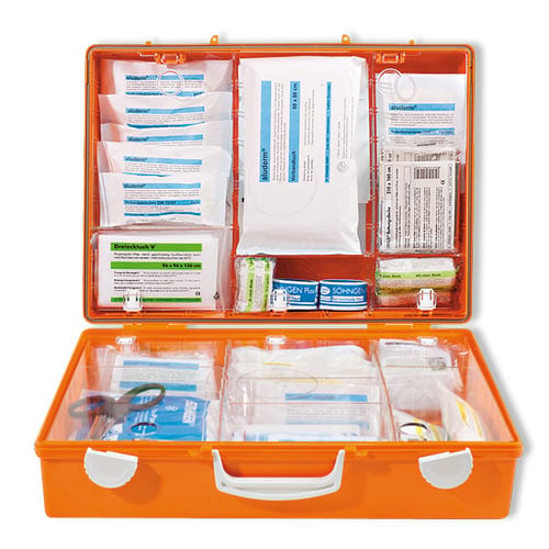Söhngen DIN 13169 First Aid Kit Orange ABS Plastic