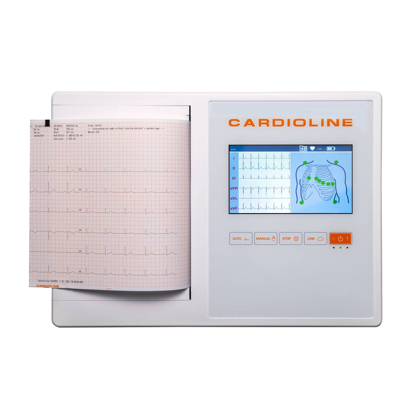 CARDIOLINE ECG200L 12-Lead ECG Monitor