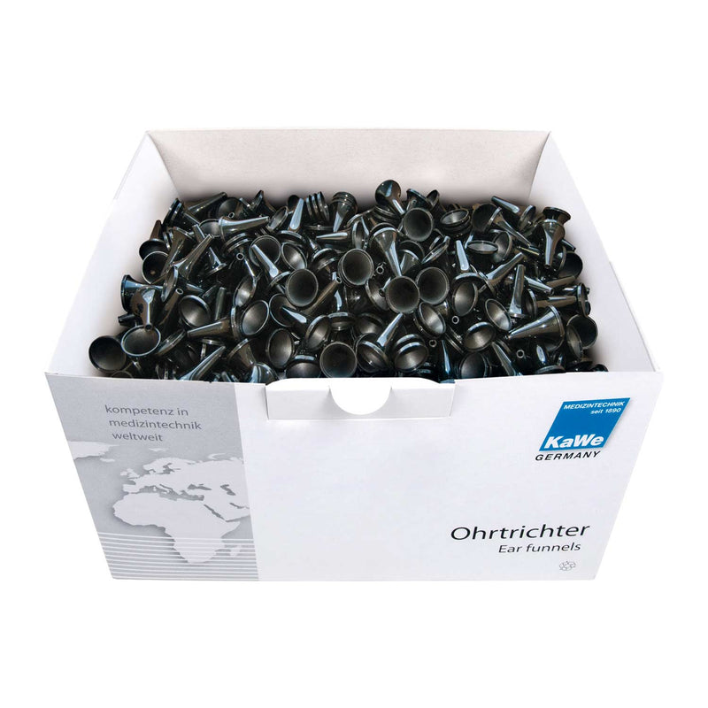 KaWe Disposable Ear Funnels Black 2.5mm/4mm