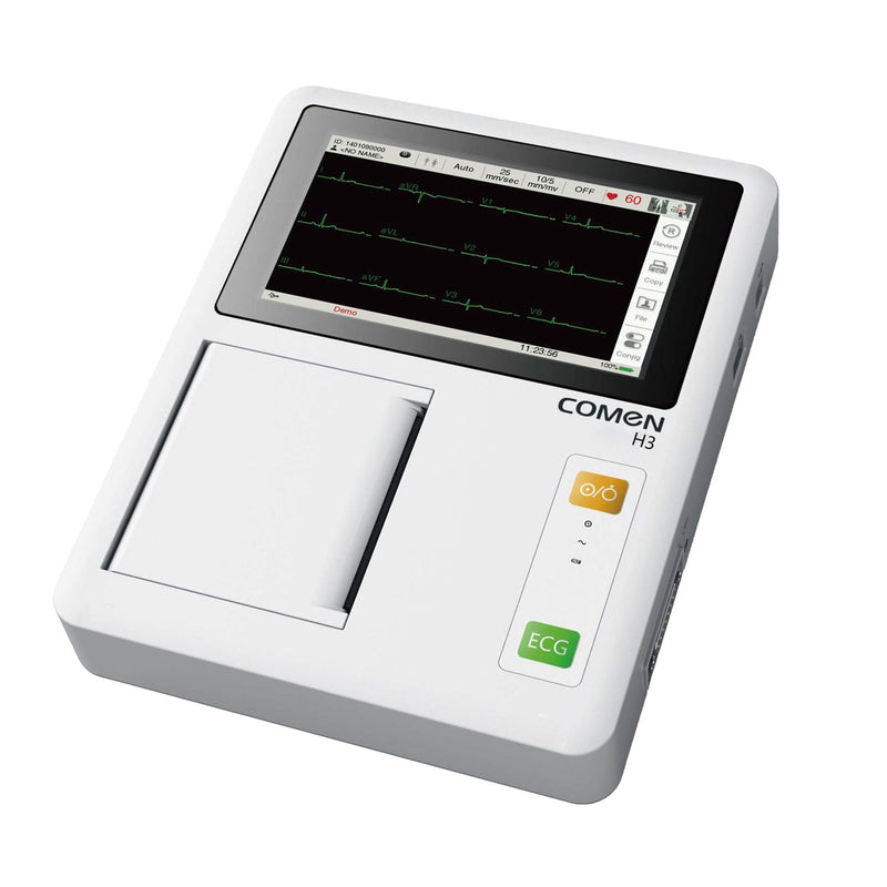 COMEN H3 3-Channel ECG with 6.2-inch LED Touchscreen