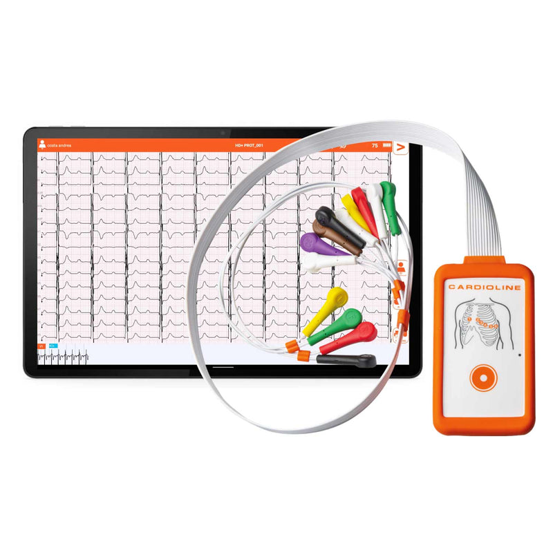 Cardioline touchECG Windows HD+ Wireless 12-Lead PC ECG