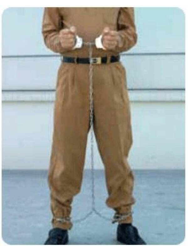 Detainee Restraint Hand and Leg Cuffs