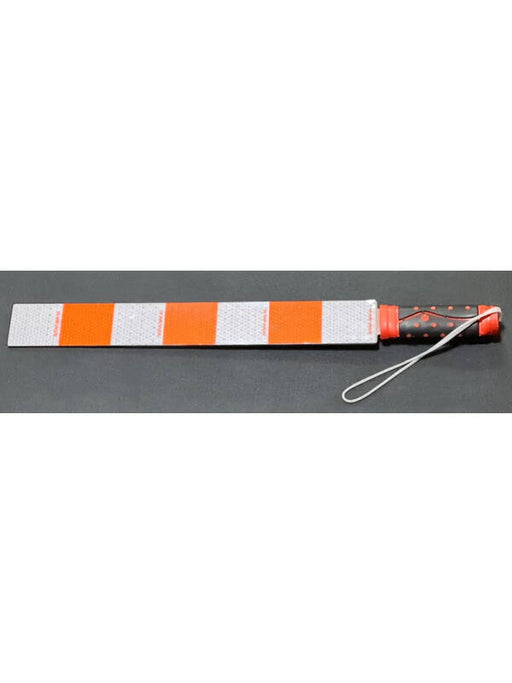 Reflective Traffic Control Baton White-Red