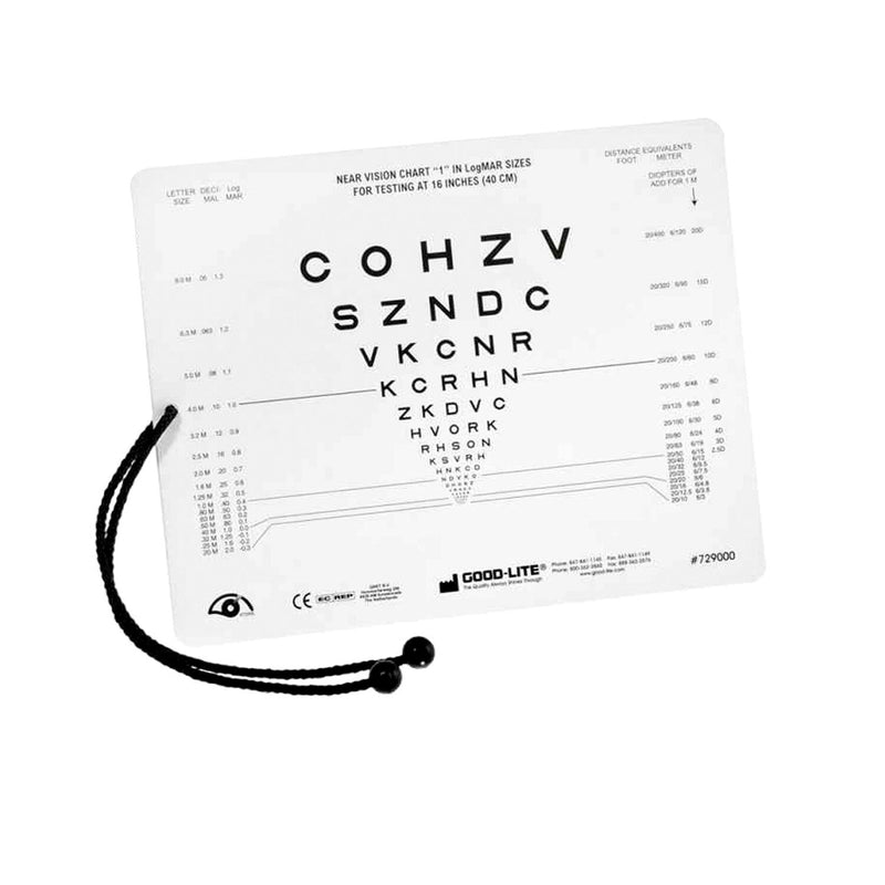 Trusetal Sloan Letter Near Vision Card