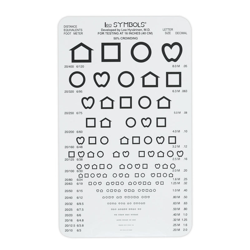 Trusetal LEA Symbols Pocket Near Vision Card