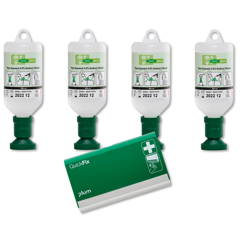 Plum A/S Eye Wash Promotion Pack with Plaster Dispenser