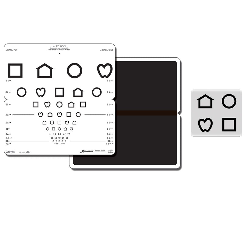 Trusetal LEA SYMBOLS® 10-Line Folding Eye Chart