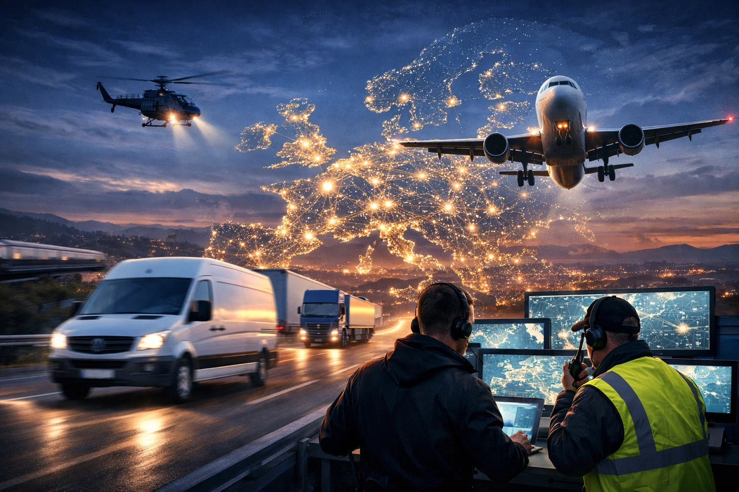 Urgent delivery or operational assistance across Europe