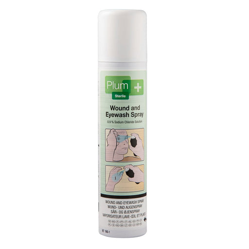 Plum A/S Wound and Eyewash Spray 0.9% Natrium-Chloride Solution