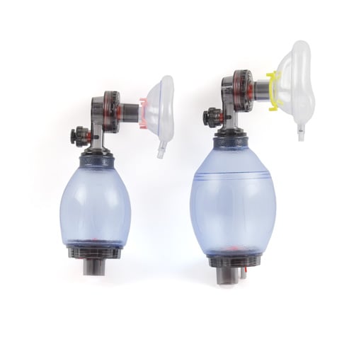 Single-Use PVC Resuscitator with PEEP Valve