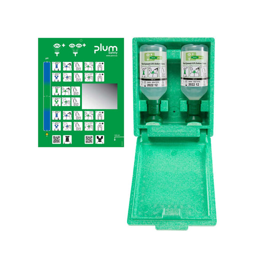 Plum A/S Emergency Eye Rinse Station with Wall Box