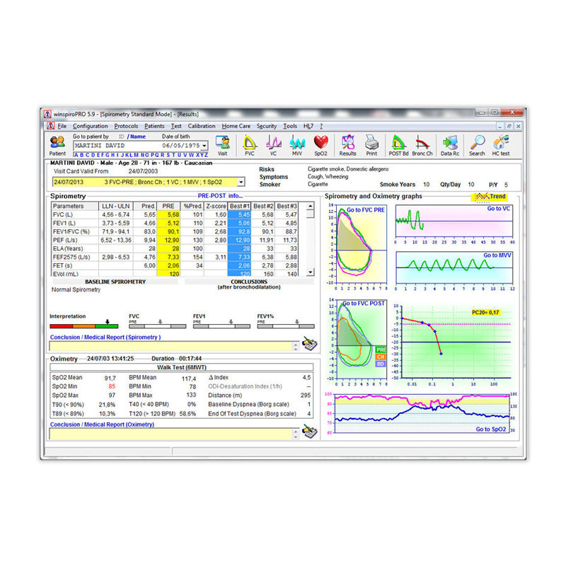 MIR Spirobank II Basic Spirometer