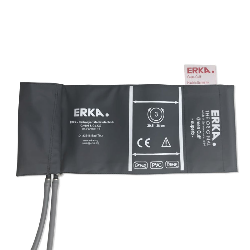 ERKA SWITCH 2.0 Simplex Dual-Tube Sphygmomanometer with Green Cuff