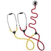 KaWe Plano Nurse Training Stethoscope Red-Yellow