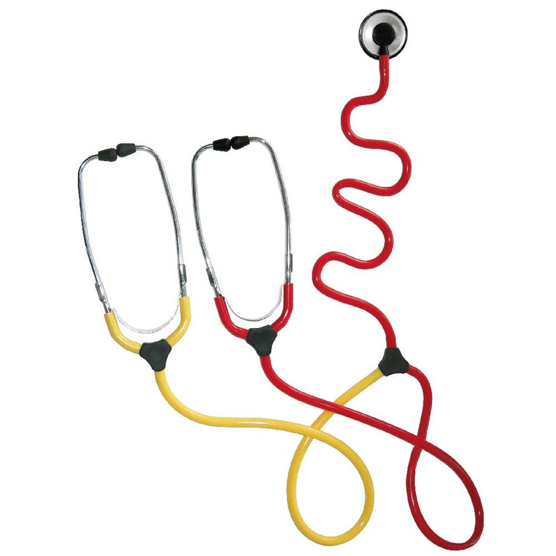 KaWe Plano Nurse Training Stethoscope Red-Yellow