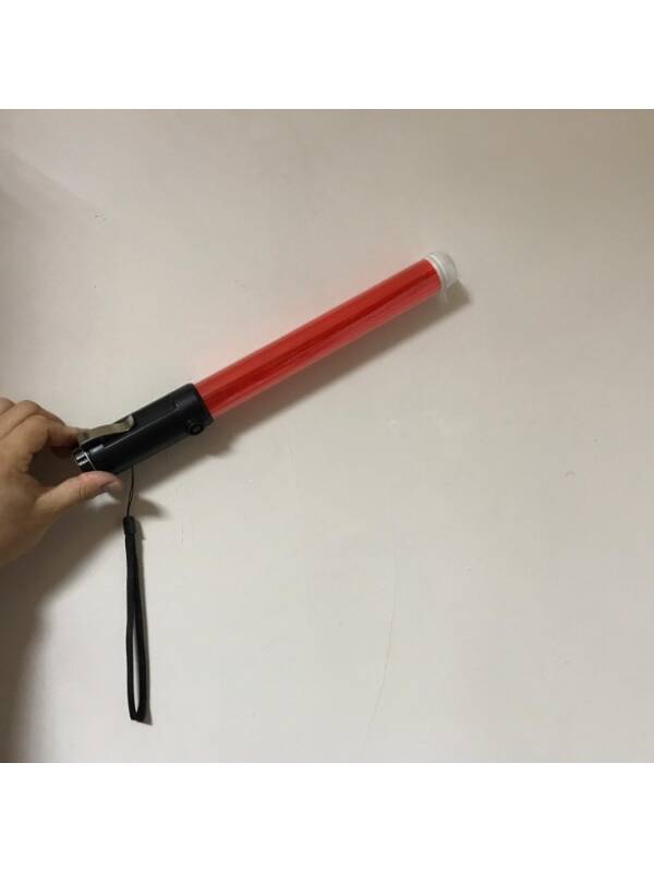 Signal Baton Red 37cm with Flashlight
