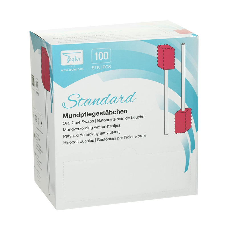 Teqler Standard Oral Care Swabs Dispenser Pack