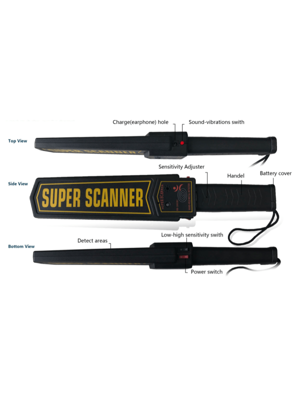 Portable Metal Detector Super Scanner MD 3003 B1