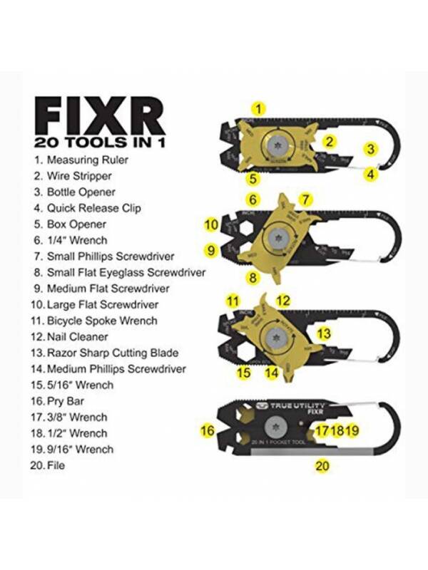 True Utility Fixr Pocket Multi-Tool 20-in-1