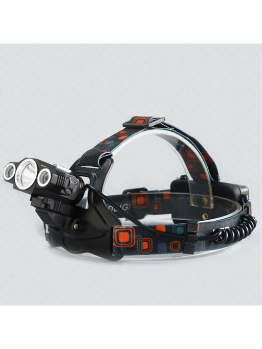 MX-1825-T6 Rechargeable Headlamp with 3 LEDs