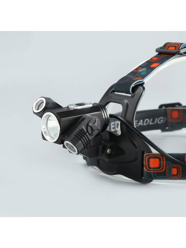 MX-1825-T6 Rechargeable Headlamp with 3 LEDs
