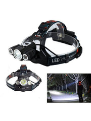MX-1825-T6 Rechargeable Headlamp with 3 LEDs