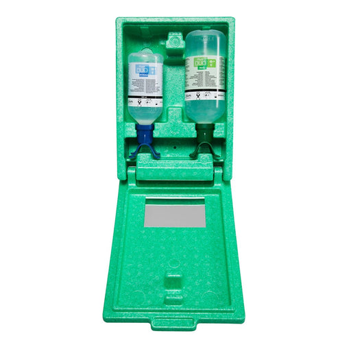 Plum DUO Eye Rinse Station with Standard and pH-Neutral Solutions