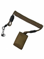 Safety Spiral Pistol Cord - Coyote Brown