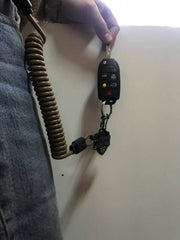 Safety Spiral Pistol Cord - Coyote Brown