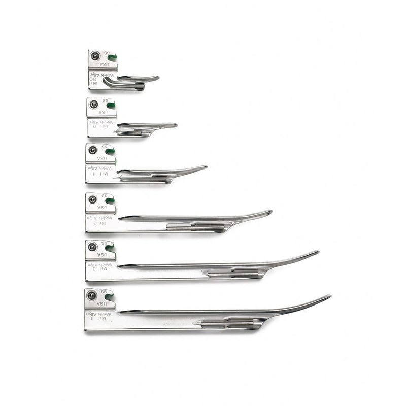 Welch Allyn Miller Laryngoscope Blade Various Sizes