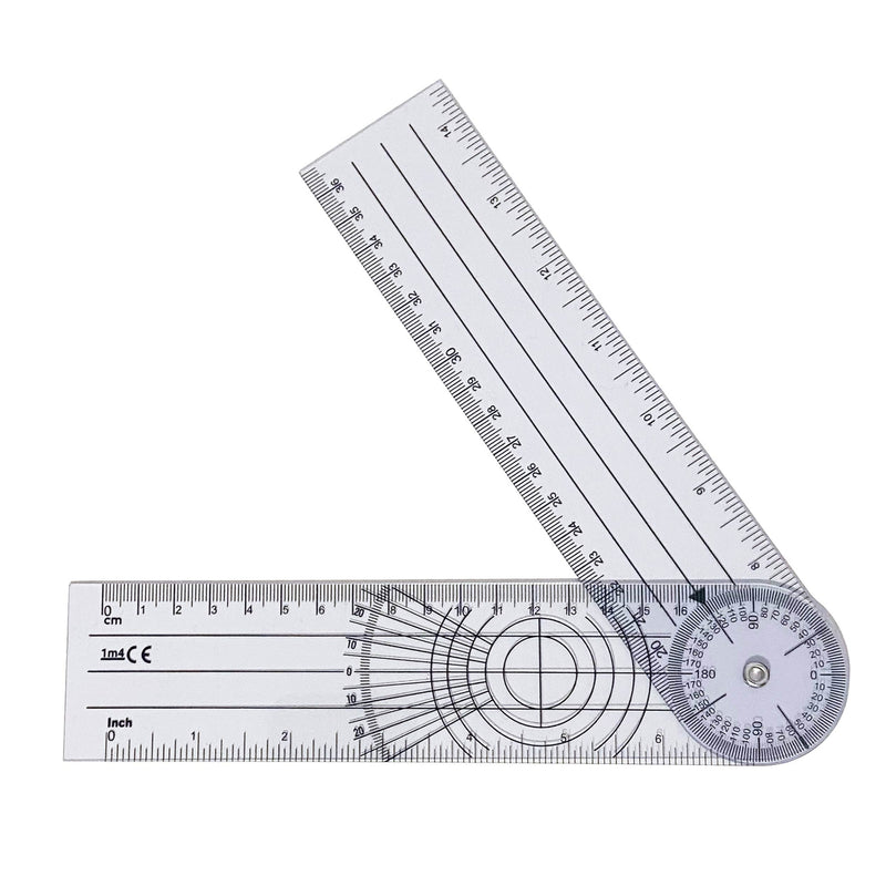 1M4 Goniometer Transparent Protractor