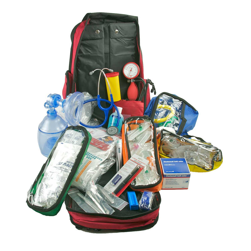 Teqler 129120 Emergency Rescue Rucksack with DIN 13164 Supplies