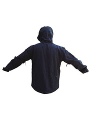 Soft Shell Jacket with Hood Black