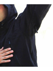 Soft Shell Jacket with Hood Black
