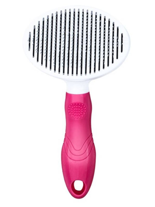 Komei Grooming Comb Pink 13x23 cm