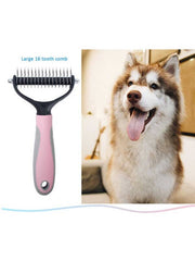 Double-Sided Brush for Dogs and Cats