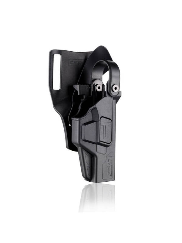 CY G17L3G3 Glock 17 Pistol Holster Level 3 Right-Hand Belt Mount