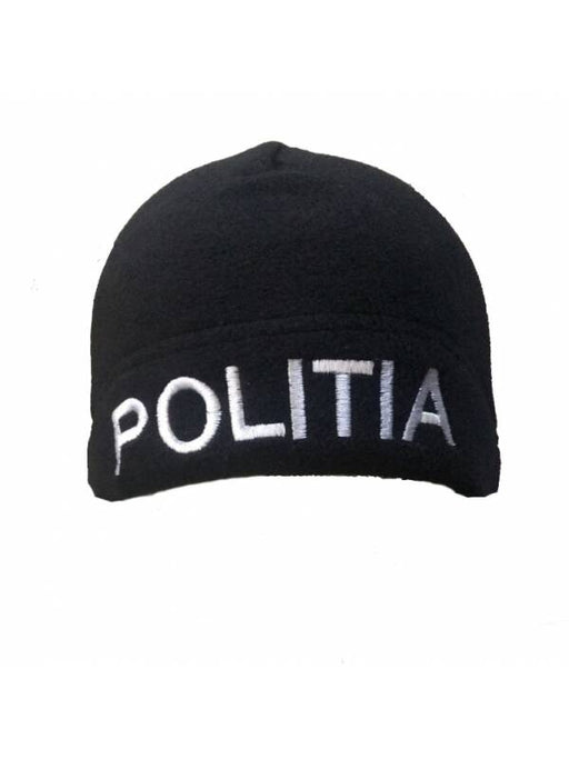 Black Police Inscription Cap