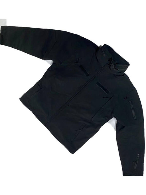 Softshell Black Jacket Without Epaulettes