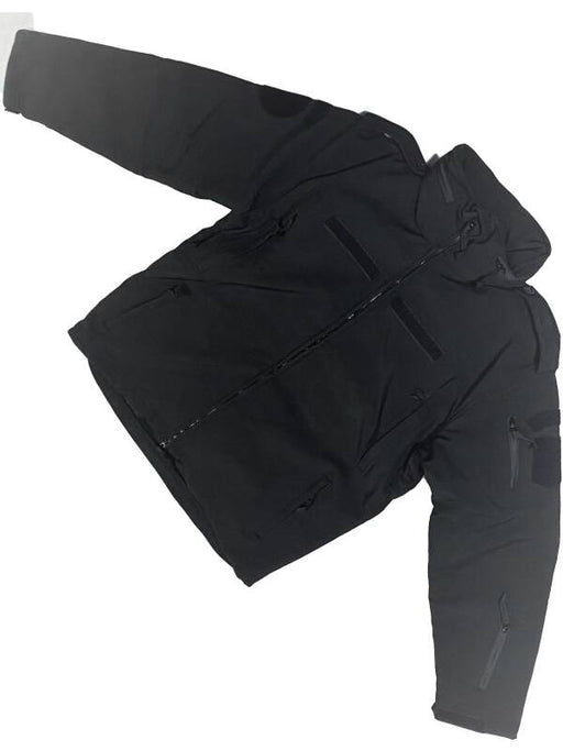Softshell Jacket Black with Epaulets