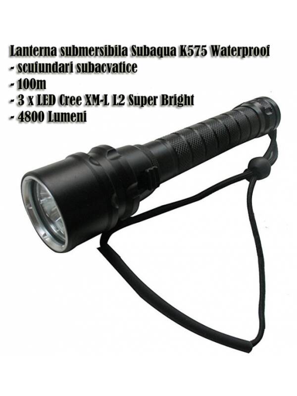Subaqua K575 Waterproof Diving Flashlight 4800 Lumens