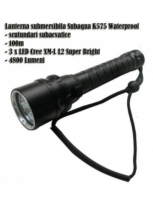 Subaqua K575 Waterproof Diving Flashlight 4800 Lumens