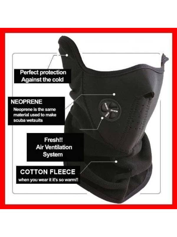 Black Fleece Ski Mask