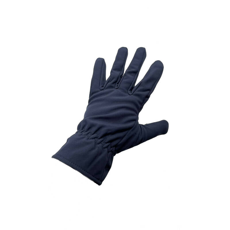 Softshell Waterproof Gloves with Palm and Finger Protection - Navy