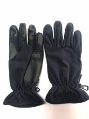 Softshell Waterproof Gloves with Palm and Finger Protection - Navy